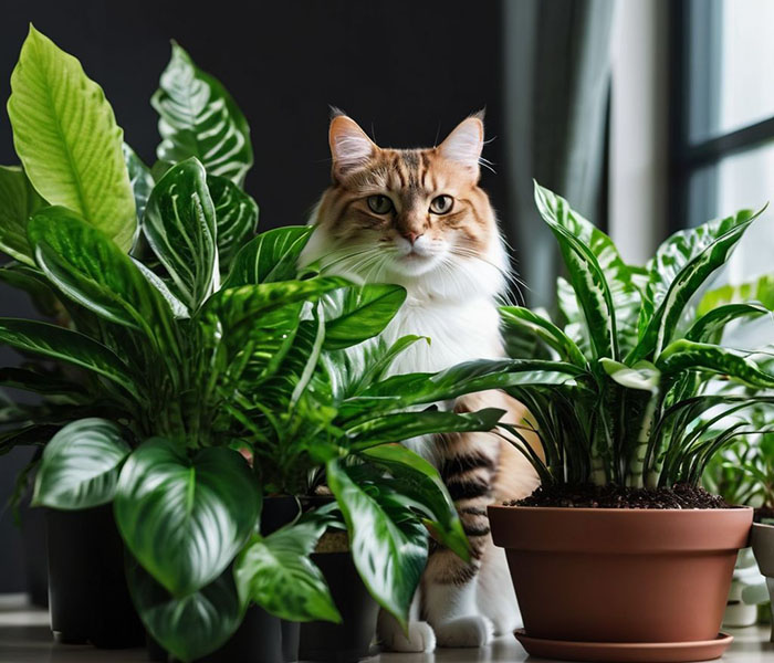 5 Common Houseplants That Are Harmful to Cats