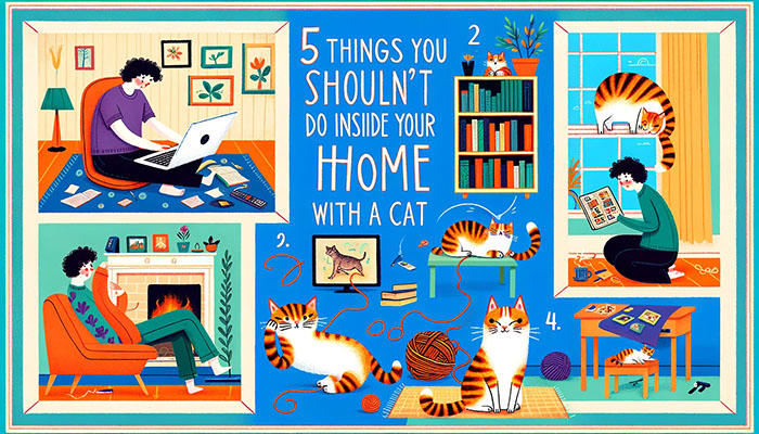 5 Things You Shouldn't Do Inside Your Home with a Cat