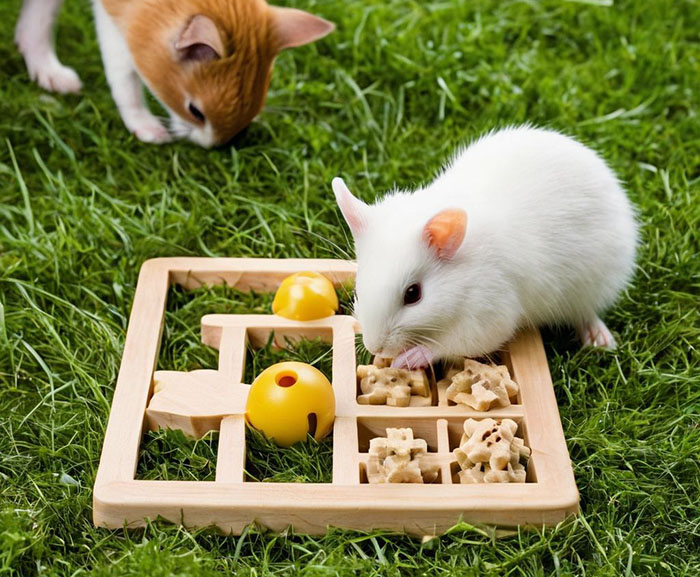 foraging toys for small animals