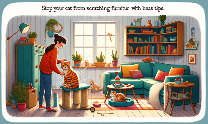 Stop Your Cat from Scratching Your Furniture with These Tips