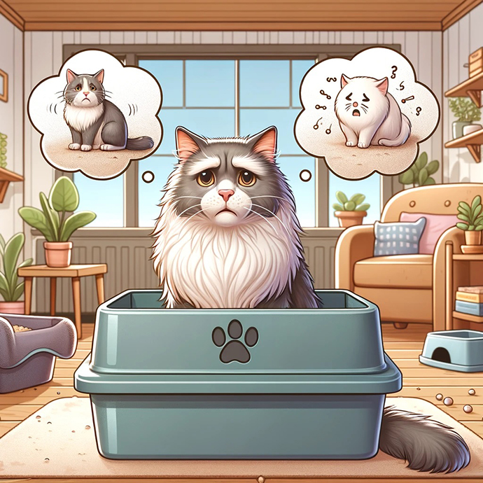 How to effectively address senior cat litter box problems